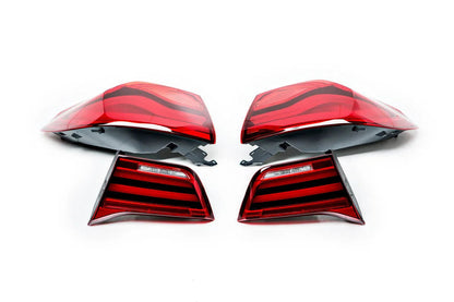 BMW F32 / F33 4-Series / F82 / F83 M4 LCI LED Tail Lamp Set - Shadowline-Exterior-Silicon Valley Bimmer