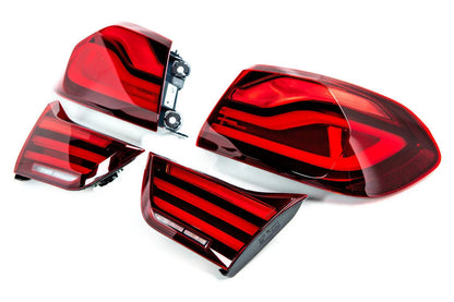 BMW F32 / F33 4-Series / F82 / F83 M4 LCI LED Tail Lamp Set - Shadowline-Exterior-Silicon Valley Bimmer