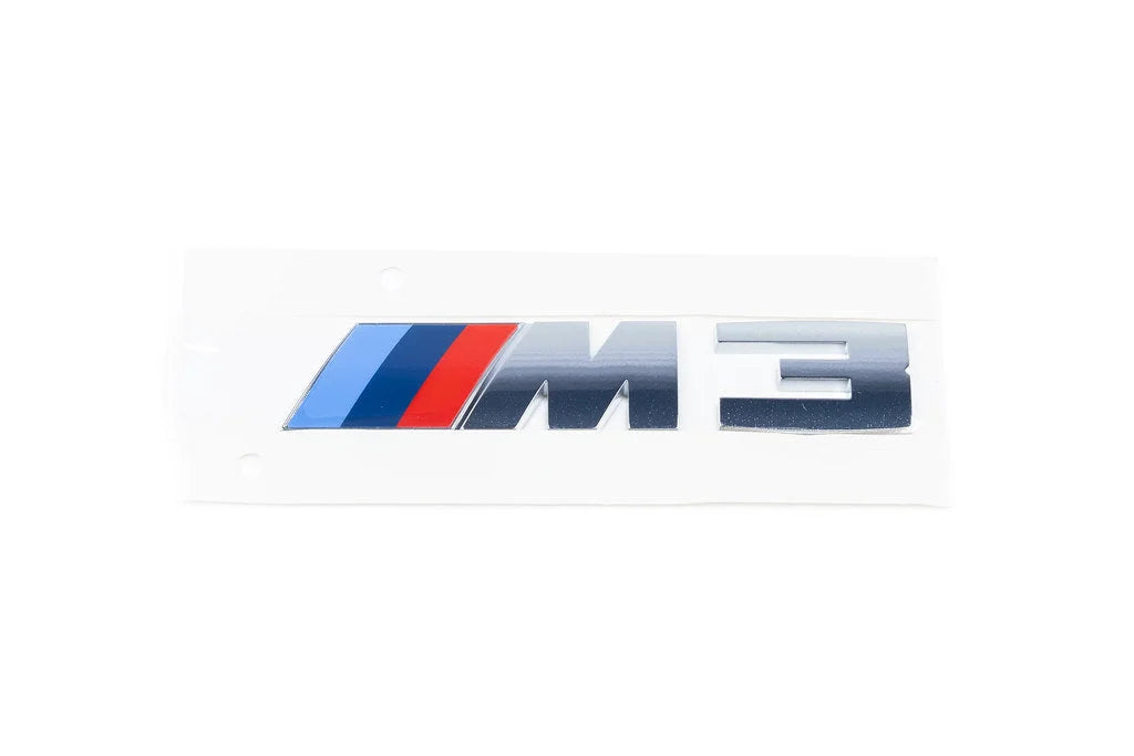 BMW F80 M3 OE Chrome Trunk Emblem-Exterior-Silicon Valley Bimmer