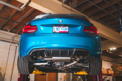 BMW F87 M2 Competition Equal Length Valved Sport Exhaust System-Exhaust-Silicon Valley Bimmer