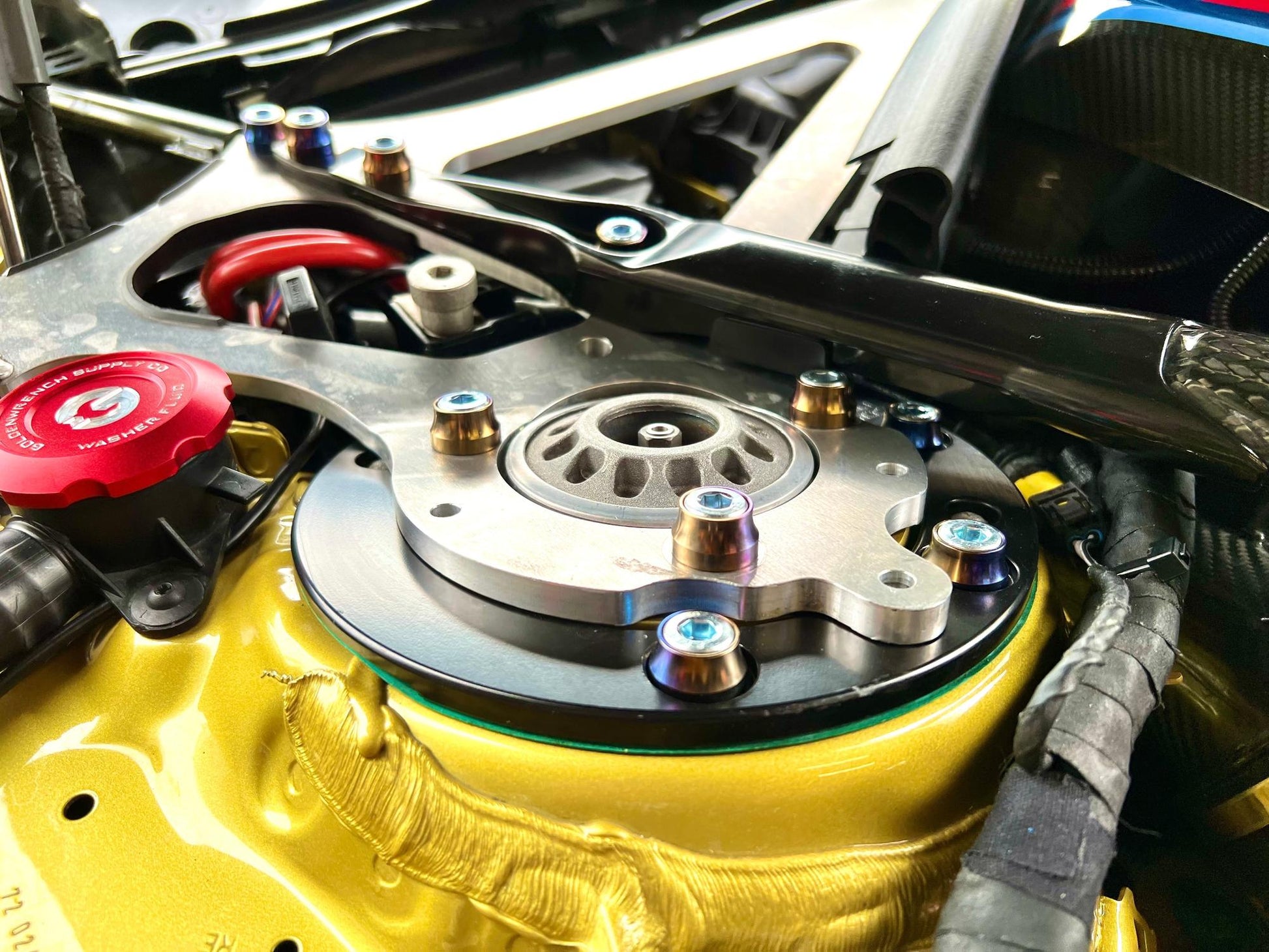 BMW F8x Aluminum Strut Brace Dress Up Hardware Kit (F80/F81/F82/F83/F87)-Exterior-Silicon Valley Bimmer