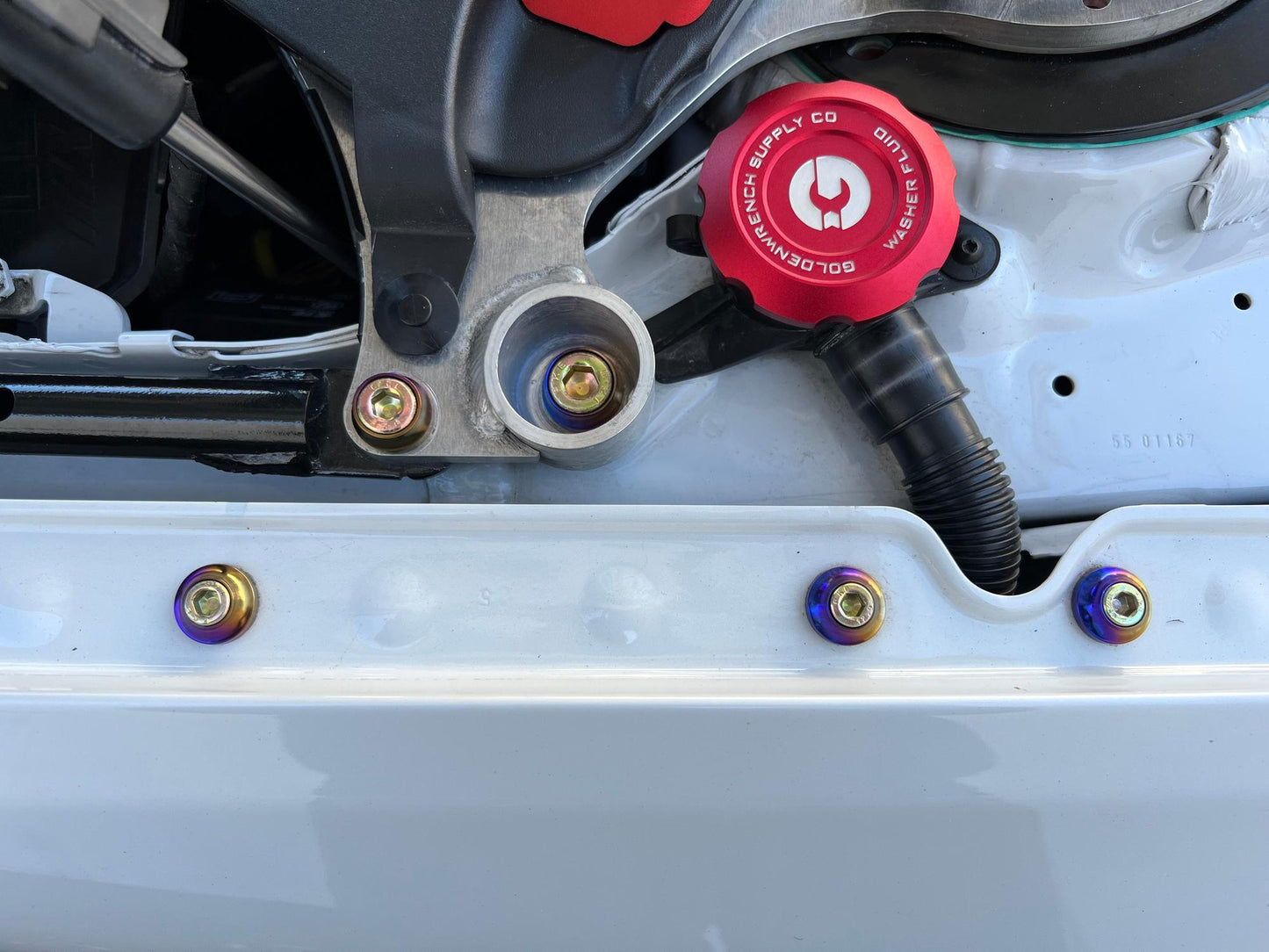 BMW F8x Aluminum Strut Brace Dress Up Hardware Kit (F80/F81/F82/F83/F87)-Exterior-Silicon Valley Bimmer