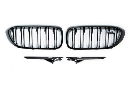 BMW F90 M5 Pre-LCI OEM Shadowline Front Grille-Exterior-Silicon Valley Bimmer