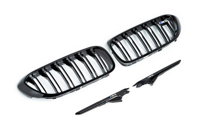 BMW F90 M5 Pre-LCI OEM Shadowline Front Grille-Exterior-Silicon Valley Bimmer