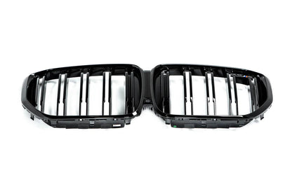 BMW F95 X5M Pre-LCI Gloss Black Front Grille-Exterior-Silicon Valley Bimmer