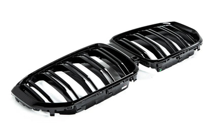 BMW F95 X5M Pre-LCI Gloss Black Front Grille-Exterior-Silicon Valley Bimmer