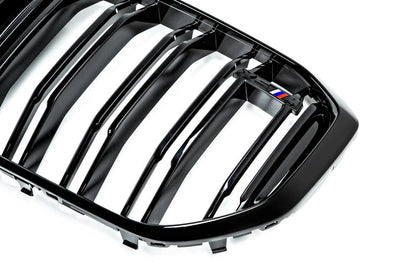 BMW F95 X5M Pre-LCI Gloss Black Front Grille-Exterior-Silicon Valley Bimmer