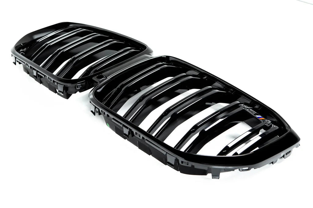 BMW F95 X5M Pre-LCI Gloss Black Front Grille-Exterior-Silicon Valley Bimmer