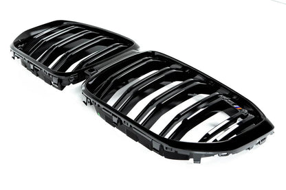 BMW F95 X5M Pre-LCI Gloss Black Front Grille-Exterior-Silicon Valley Bimmer