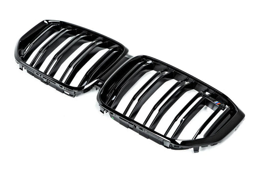 BMW F95 X5M Pre-LCI Gloss Black Front Grille-Exterior-Silicon Valley Bimmer