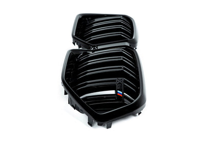 BMW F96 X6M Gloss Black Front Grille-Exterior-Silicon Valley Bimmer