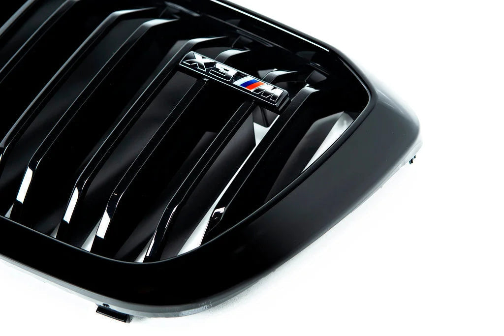 BMW F97 X3M LCI Shadowline Front Grille Set-Exterior-Silicon Valley Bimmer