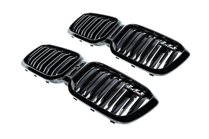 BMW F97 X3M LCI Shadowline Front Grille Set-Exterior-Silicon Valley Bimmer
