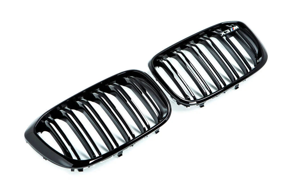 BMW F97 X3M Pre-LCI Shadowline Front Grille Set-Exterior-Silicon Valley Bimmer