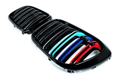 BMW F97 X3M Pre-LCI Shadowline Front Grille Set-Exterior-Silicon Valley Bimmer