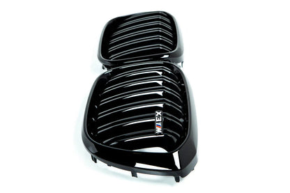 BMW F97 X3M Pre-LCI Shadowline Front Grille Set-Exterior-Silicon Valley Bimmer
