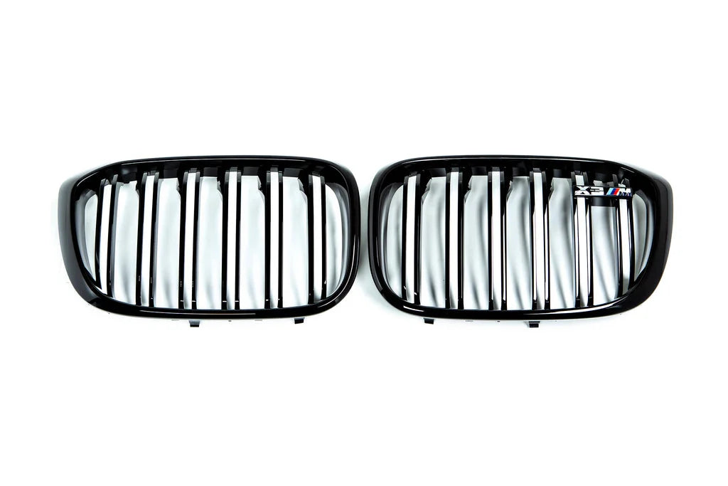 BMW F97 X3M Pre-LCI Shadowline Front Grille Set-Exterior-Silicon Valley Bimmer