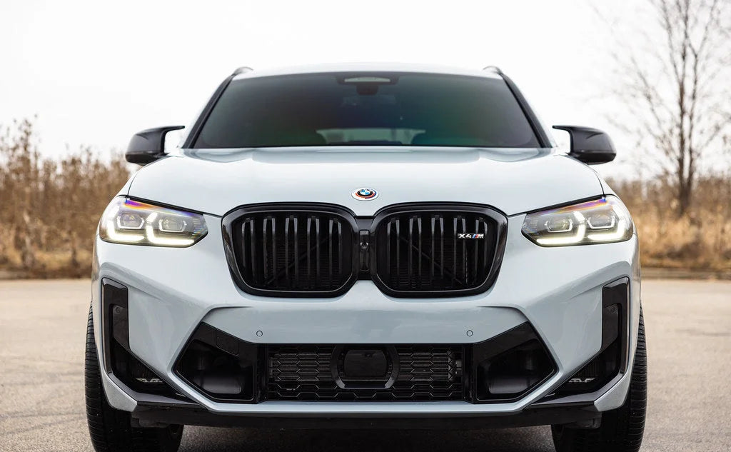 BMW F98 X4M LCI Shadowline Front Grille Set-Exterior-Silicon Valley Bimmer