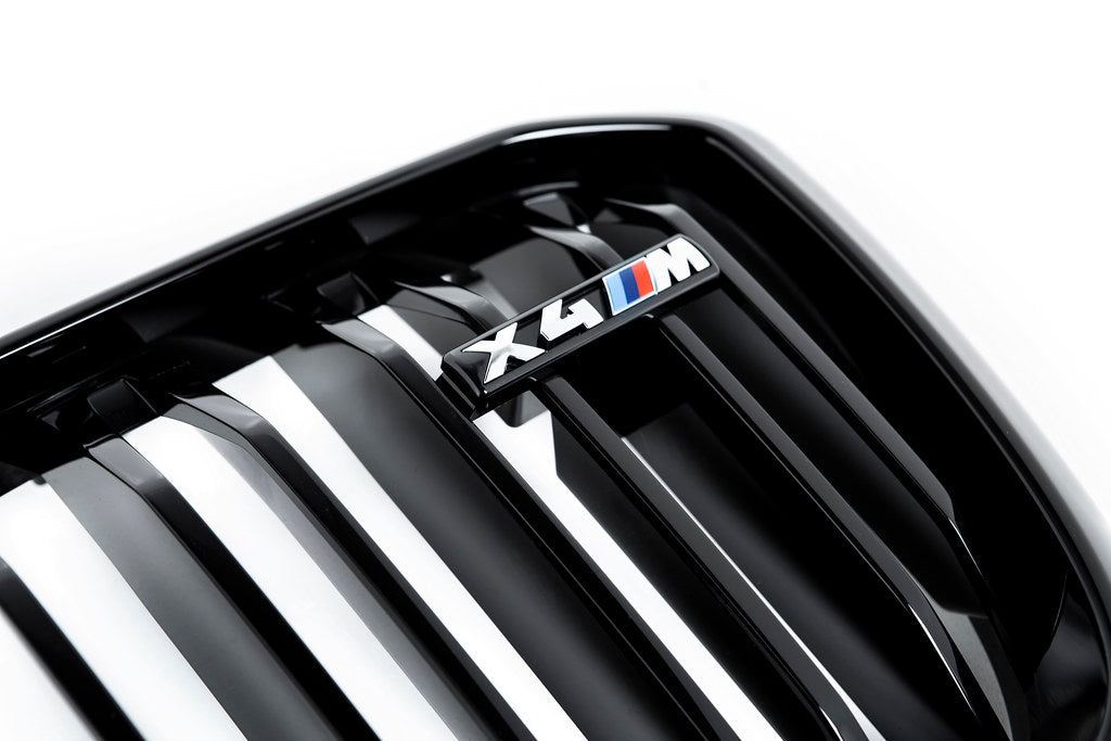 BMW F98 X4M LCI Shadowline Front Grille Set-Exterior-Silicon Valley Bimmer