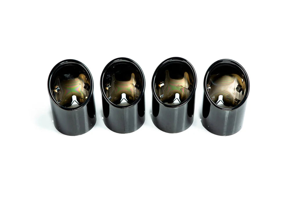 BMW F9X X3M / X4M / X5M / X6M Competition Exhaust Tip Set - Black Chrome-Exhaust-Silicon Valley Bimmer