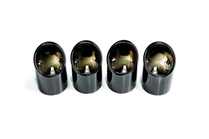 BMW F9X X3M / X4M / X5M / X6M Competition Exhaust Tip Set - Black Chrome-Exhaust-Silicon Valley Bimmer