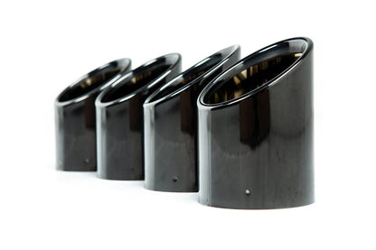 BMW F9X X3M / X4M / X5M / X6M Competition Exhaust Tip Set - Black Chrome-Exhaust-Silicon Valley Bimmer