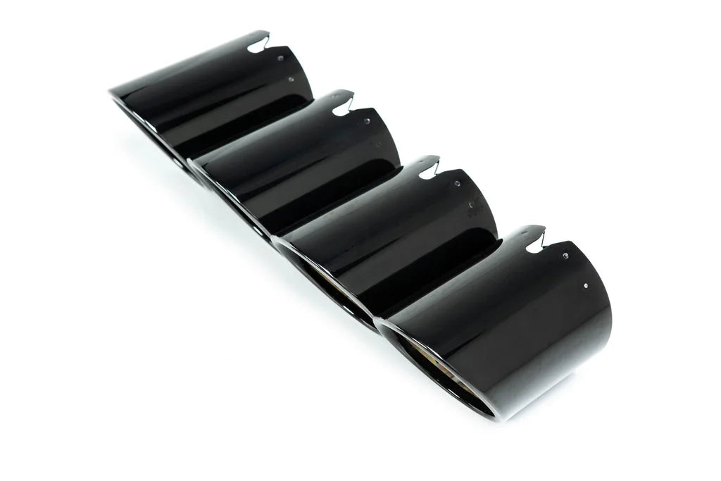 BMW F9X X3M / X4M / X5M / X6M Competition Exhaust Tip Set - Black Chrome-Exhaust-Silicon Valley Bimmer