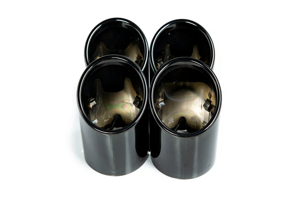 BMW F9X X3M / X4M / X5M / X6M Competition Exhaust Tip Set - Black Chrome-Exhaust-Silicon Valley Bimmer