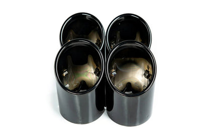 BMW F9X X3M / X4M / X5M / X6M Competition Exhaust Tip Set - Black Chrome-Exhaust-Silicon Valley Bimmer
