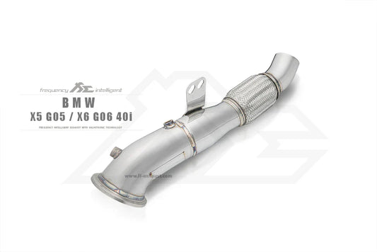 BMW G05 X5/G06 X6 40i Catless Downpipe-Exhaust-Silicon Valley Bimmer