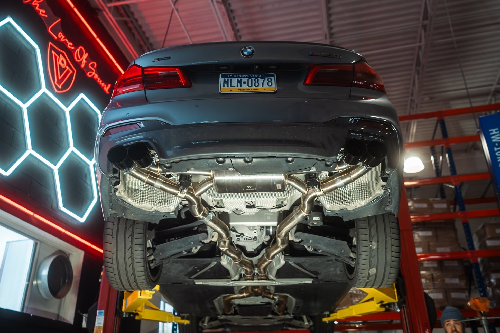 BMW G30 M550I Valved Sport Exhaust System-Exhaust-Silicon Valley Bimmer