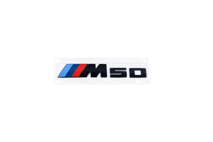 BMW G45 X3 M50 Trunk Emblem - Gloss Black-Exterior-Silicon Valley Bimmer