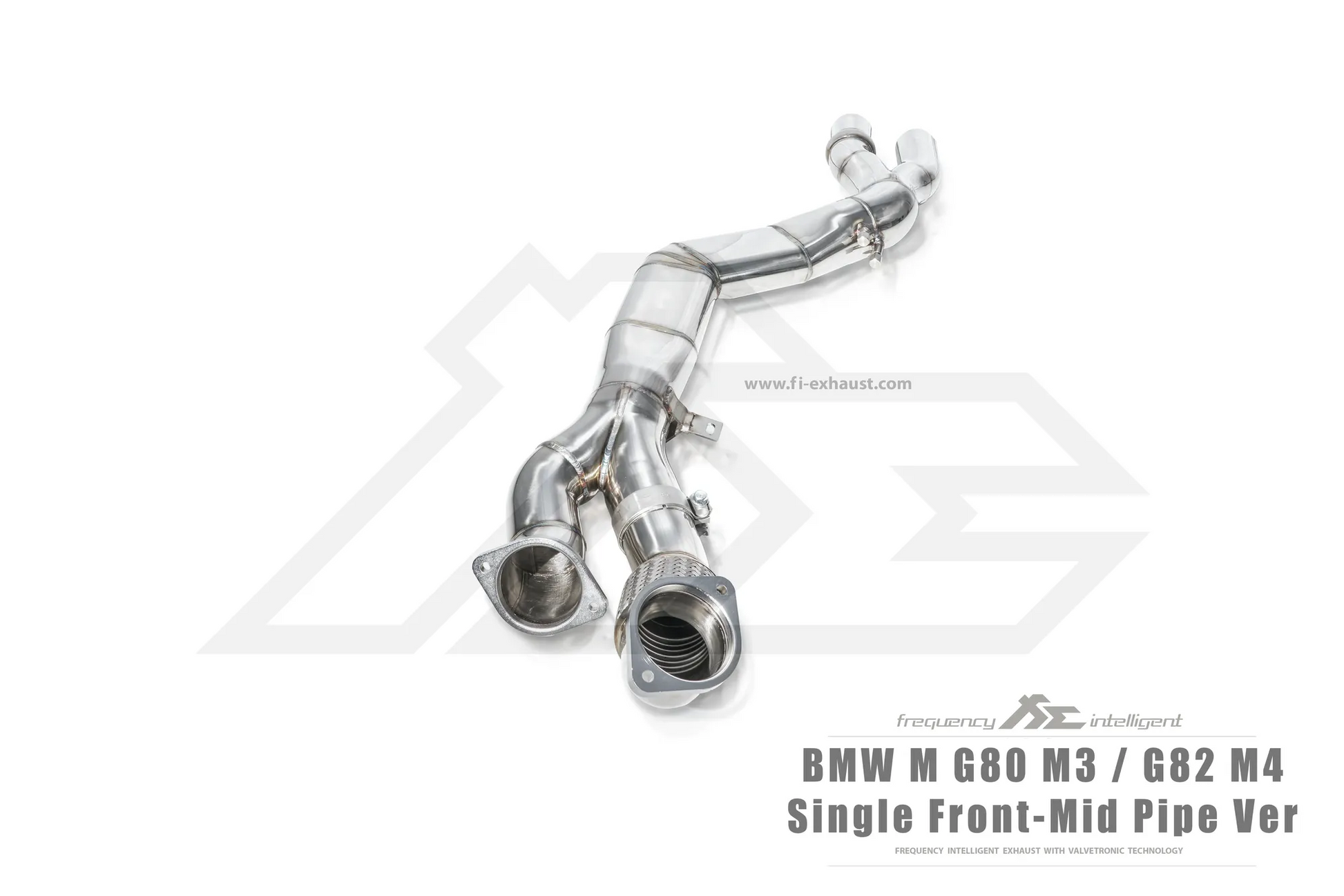 BMW G80 M3 / G82 M4 Single Front-Mid Pipe (Retains OEM Muffler) Exhaust-Exhaust-Silicon Valley Bimmer