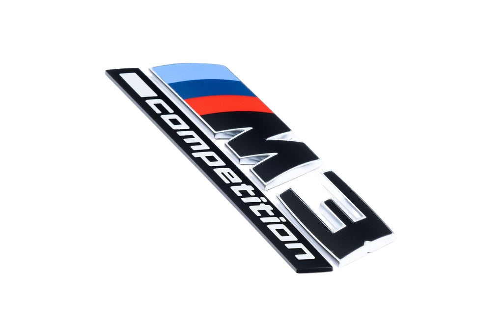 BMW G80 M3 LCI Competition Black Trunk Emblem-Exterior-Silicon Valley Bimmer