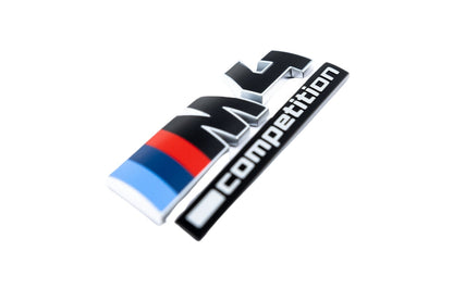 BMW G82 M4 LCI Competition Black Trunk Emblem-Exterior-Silicon Valley Bimmer