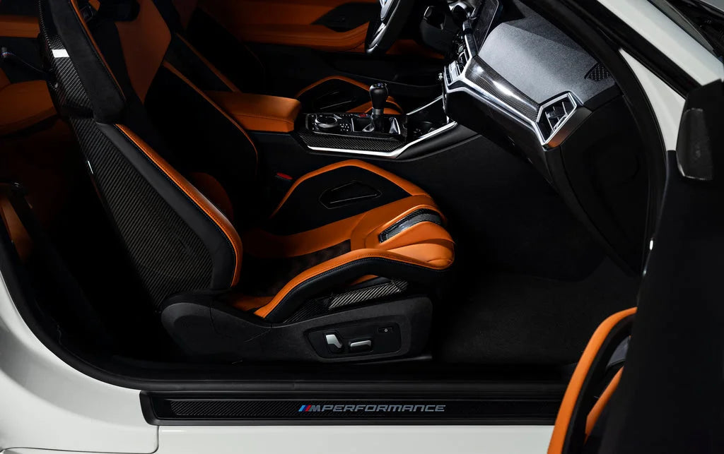 BMW G87 M2 / G82 M4 M Performance Carbon Door Sill Set-Interior-Silicon Valley Bimmer
