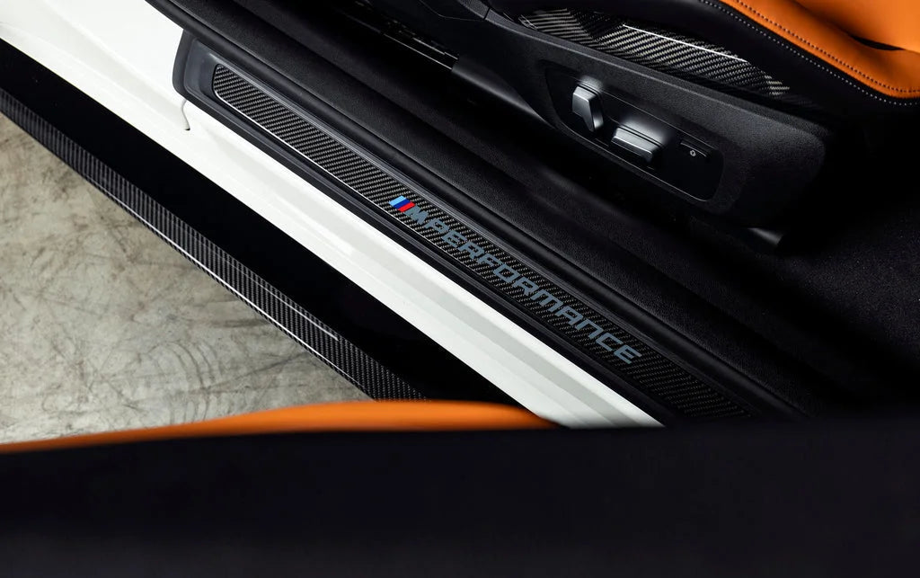 BMW G87 M2 / G82 M4 M Performance Carbon Door Sill Set-Interior-Silicon Valley Bimmer