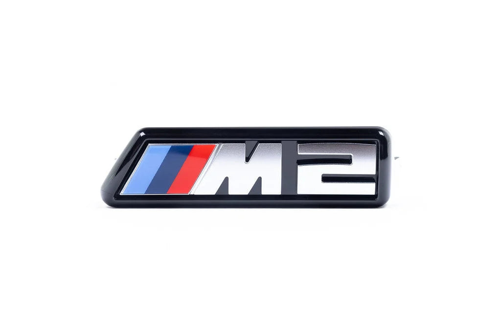 BMW G87 M2 OE Chrome Front Grille Emblem-Exterior-Silicon Valley Bimmer