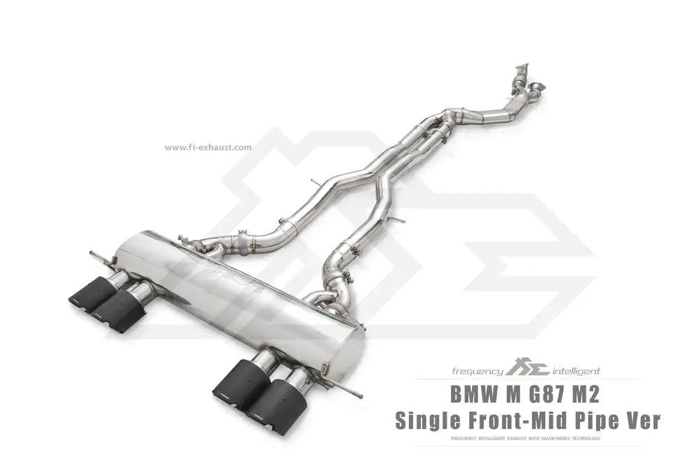 BMW G87 M2 Single Front Mid Pipe Valvetronic Catback Exhaust-Exhaust-Silicon Valley Bimmer