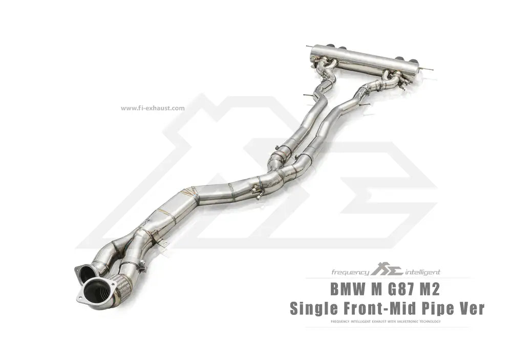 BMW G87 M2 Single Front Mid Pipe Valvetronic Catback Exhaust-Exhaust-Silicon Valley Bimmer