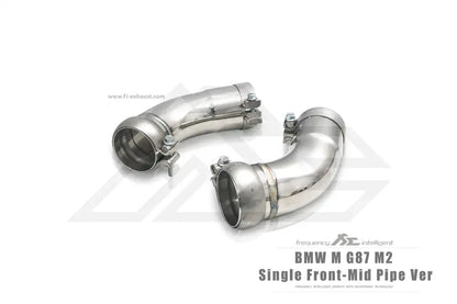 BMW G87 M2 Single Front Mid Pipe Valvetronic Catback Exhaust-Exhaust-Silicon Valley Bimmer