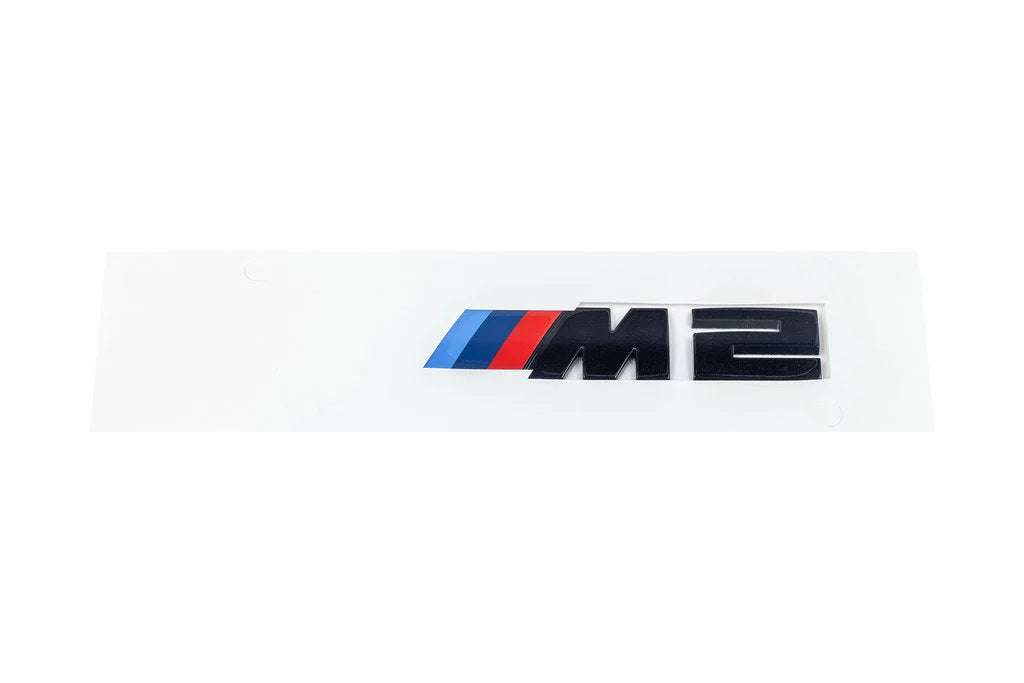 BMW G87 M2 Trunk Emblem - Gloss Black-Exterior-Silicon Valley Bimmer