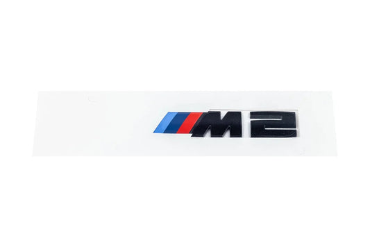 BMW G87 M2 Trunk Emblem - Gloss Black-Exterior-Silicon Valley Bimmer