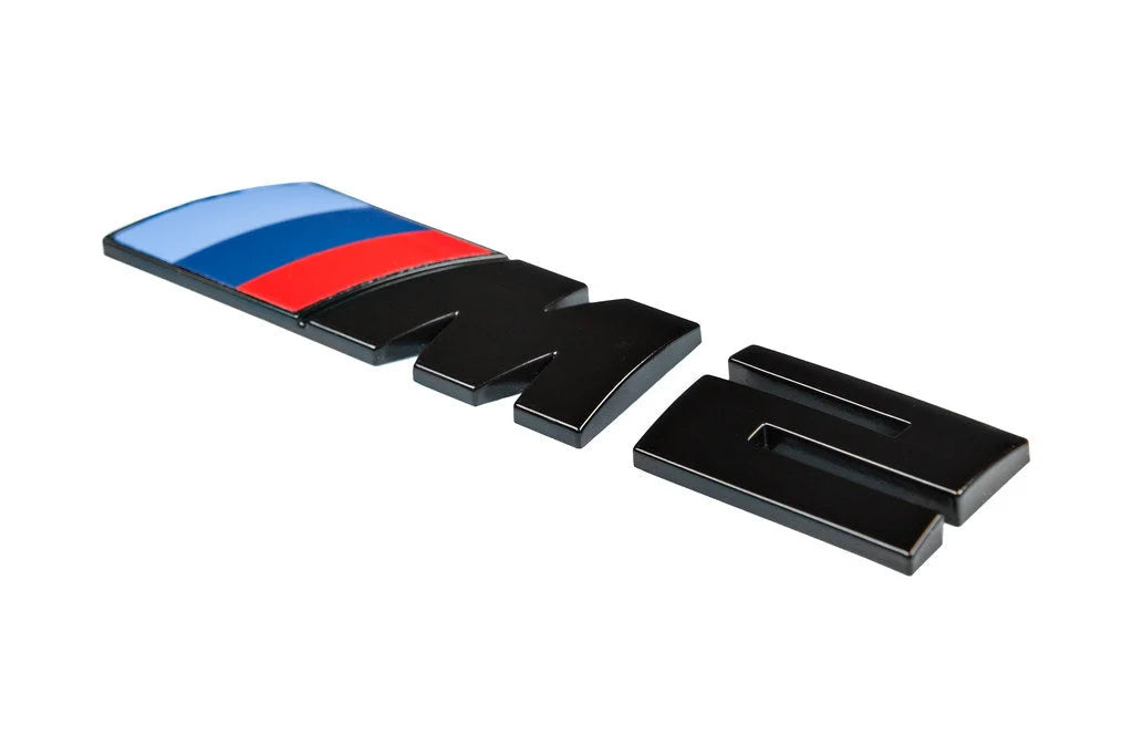 BMW G87 M2 Trunk Emblem - Gloss Black-Exterior-Silicon Valley Bimmer