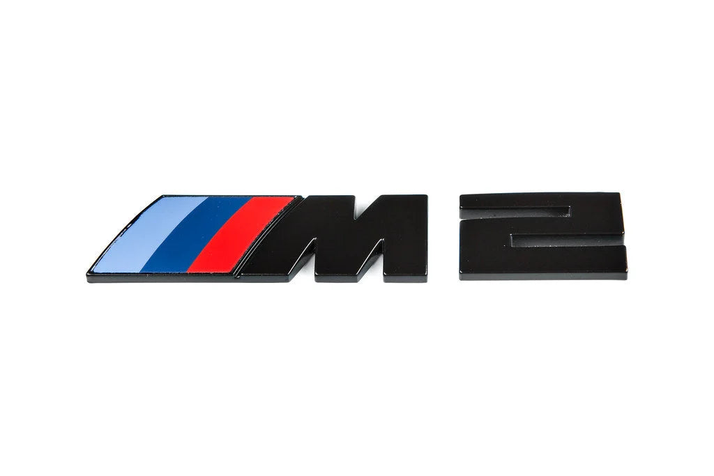 BMW G87 M2 Trunk Emblem - Gloss Black-Exterior-Silicon Valley Bimmer