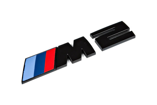 BMW G87 M2 Trunk Emblem - Gloss Black-Exterior-Silicon Valley Bimmer