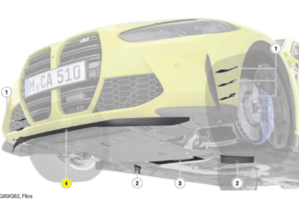 BMW G8X M2 / M3 / M4 European Front Lip Spoiler-Exterior-Silicon Valley Bimmer