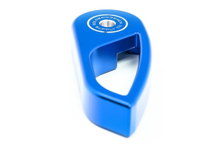 BMW M Car E9X Series BLACKLINE Performance Motorsport BLUE Hood Latch Handle (LHD)-Interior-Silicon Valley Bimmer