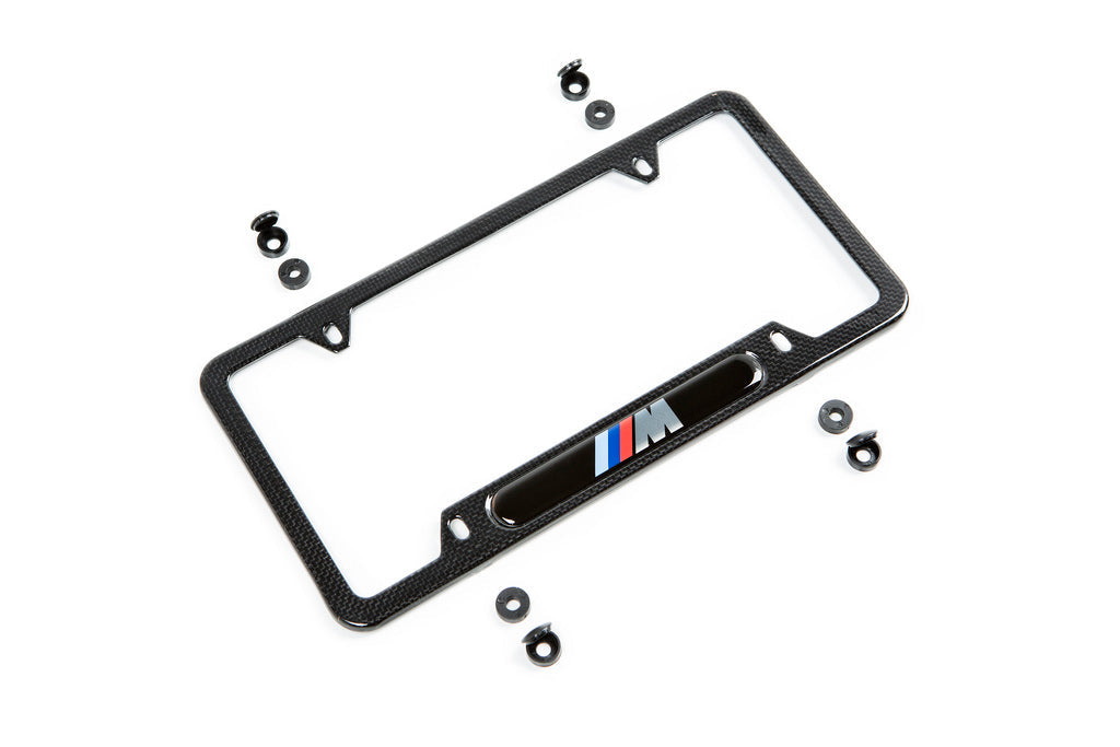 BMW M Carbon License Plate Frame-Exterior-Silicon Valley Bimmer