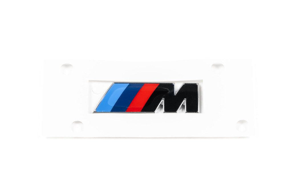 BMW M Fender Emblem - Gloss Black with Chrome Surround-Exterior-Silicon Valley Bimmer
